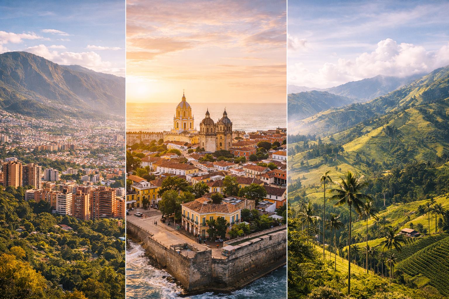 Colombia — from the Medellín valley to colonial Cartagena to the wax palms of the Zona Cafetera